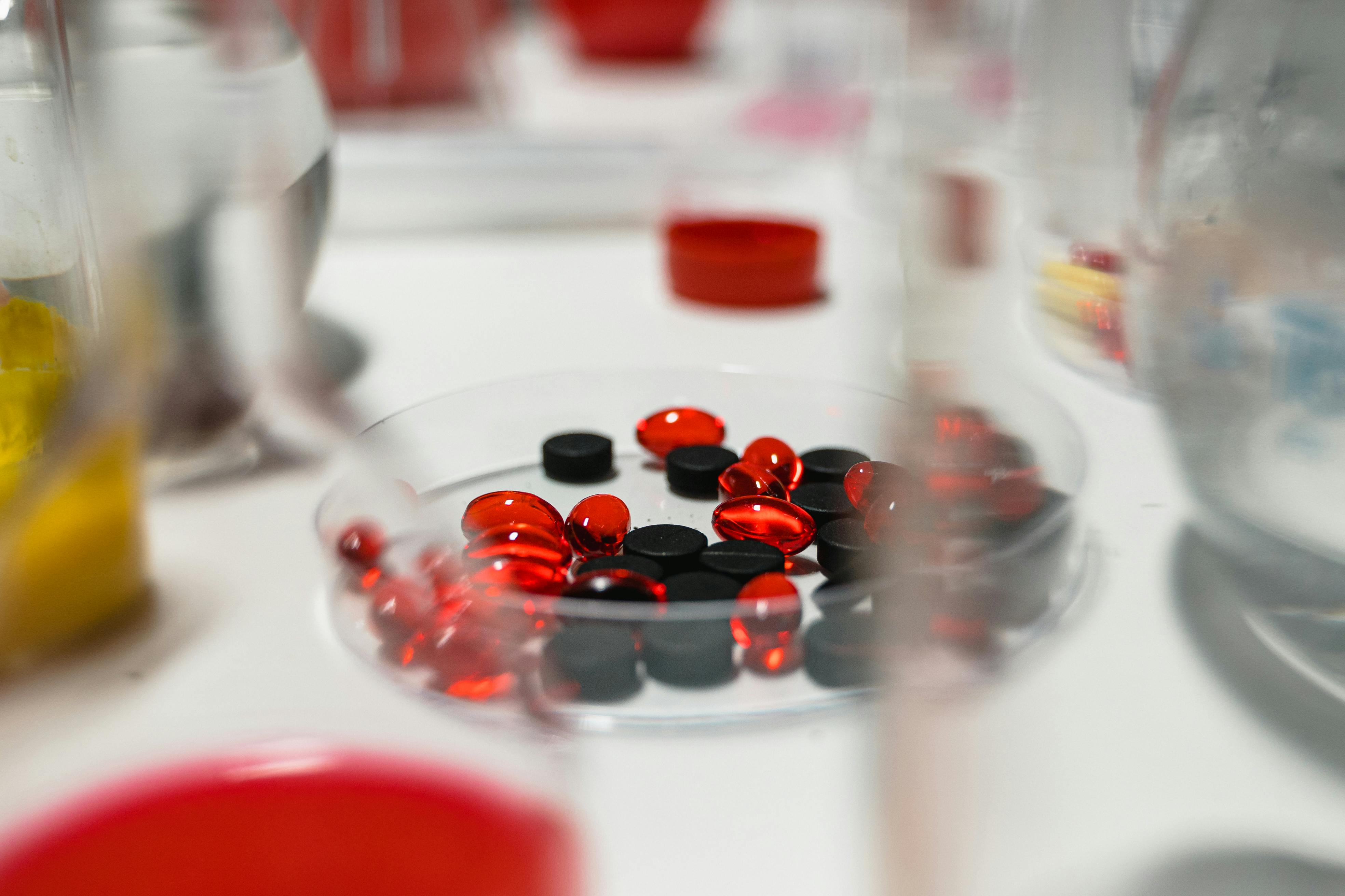Modern pharmaceutical manufacturing and laboratory environment